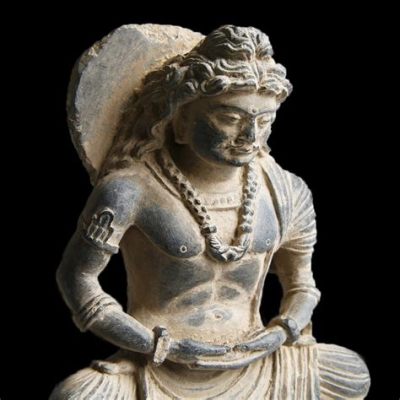 Gandharan Buddhan patsaassa tapahtunut rituaalinen palo – buddhalaisuuden leviäminen ja hellenistisen kulttuurin vaikutus 3. vuosisadalla